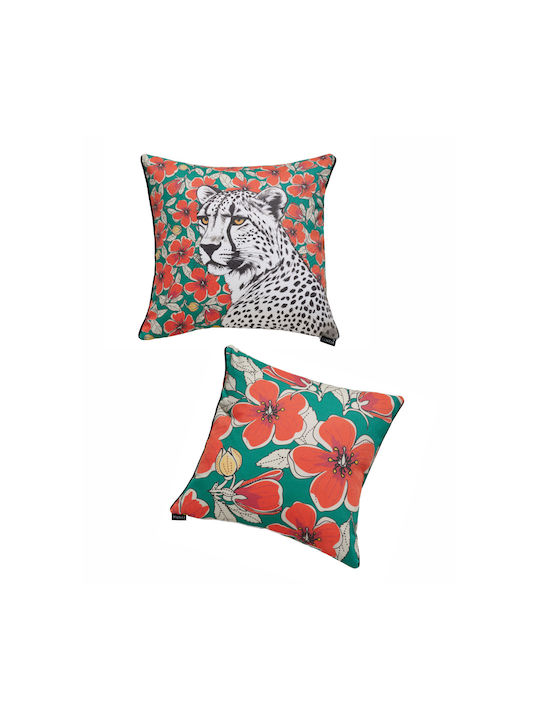 Kentia Decorative Pillow Case Fancy S26 Turquoise 50x50cm
