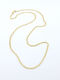 Luxor Men's Silver Gold Plated Neck Chain Length 45cm