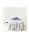 Kentia Waffle Kids Blanket Blue 160x240cm