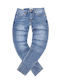 Men's Jeans Pants with Slim Fit Blue