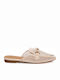 Pantofi Mules Dama Flat Bej