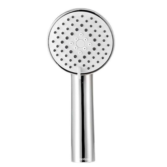 Avizar Square Shower Head Single Anti-clogging Jet Handle Silver