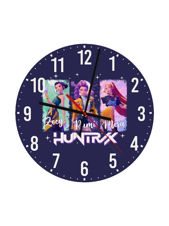 Koupakoupa Huntr X K-pop Girl Group Ρολόι Τοίχο...