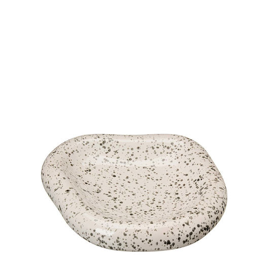 Hintsdeco Декоративна Керамична Чиния Сив 26x26x37см