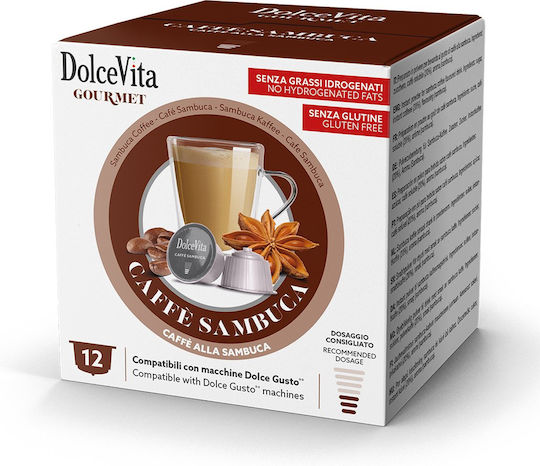 Dolce Vita Капсули Еспресо Съвместими с Машина Dolce Gusto 12 броя
