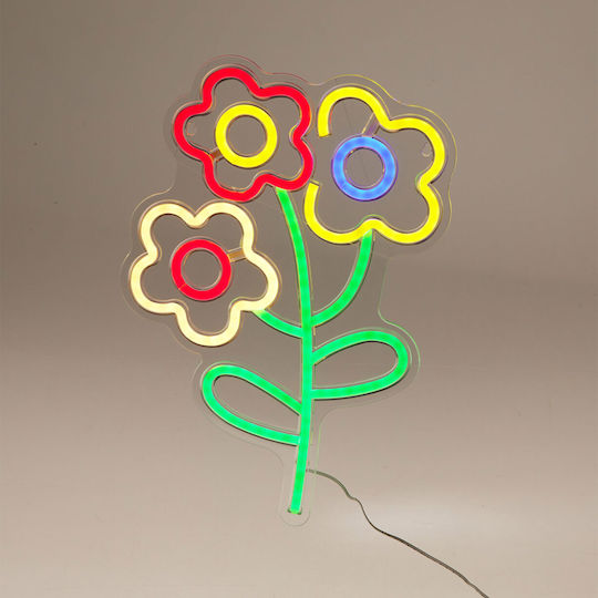 Neon Decorative Table Lamp 26.5x39cm
