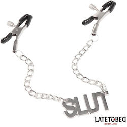 LateToBed Slut Nipple Clamps