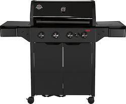 Jamestown Knox II 4.1 Grătar pe Gaz cu 4 Plite 17kW cu Arzător Lateral