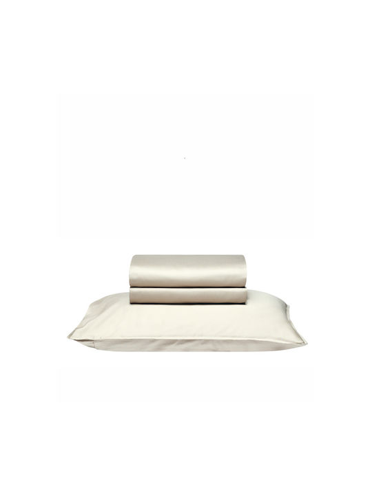 Kentia Opulence 26 Set Pillowcases with Envelope Cover Ecru 50x70cm