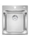Blanco Υποκαθήμενος Νεροχύτης Inox Brushed με Μπαταρία Μ44xΠ50cm Γκρι