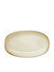 Oval Porcelain Yellow Serving Platter 34x20.5cm 6 Pieces