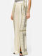 Women's Fabric Trousers White