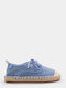 Kinder Espadrilles mit Schnürsenkeln Blau