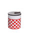 Melina's Collection Vază Utilizare Generală Cu Capac Ermetic Ceramică Albă 12x17cm