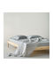 Kentia Evanthia Decke Mousseline Moné 160x240cm Hellblaue