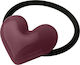 Avizar Elastic Casual Hair Polished Sleeve Opaline Heart Gracieux Bordeaux Burgundy