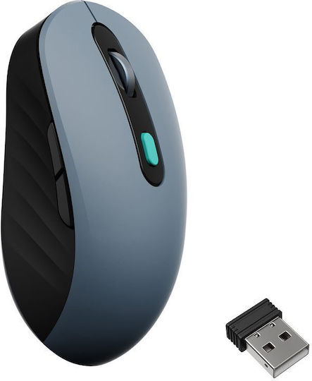 Keychron BM25 BM25-C61 Ασύρματο & Ενσύρματο Εργονομικό Bluetooth Ποντίκι Γκρι