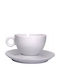 Lubiana Kaffeetasse aus Porzellan Weiß 280ml
