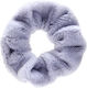Avizar Lint Scrunchie Hair In Minky Fluffy Delicate Lavender Purple