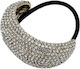 Avizar Elastische Haargummis Gold Veredelt Geometrisch Rhinestone Gold