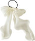 Avizar Casual Elastic Long Knot Hair Translucent Sophisticated White White