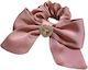 Avizar Klassischer Scrunchy Schmetterling Samt Haar Rosa Diamant Rosa