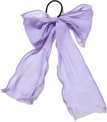 Avizar Casual Elastic Long Knot Hair Translucent Sophisticated Purple Purple