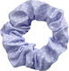 Avizar Klassisches Scrunchy Haar In Helllila Retro Punktemuster Weicher Baumwolle Helllila
