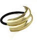 Avizar Elastische Fantasie Haar Design Doppel C Glamor Gold Gold