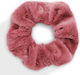 Avizar Lint Scrunchie Hair In Minky Fluffy Delicate Fuchsia Pink