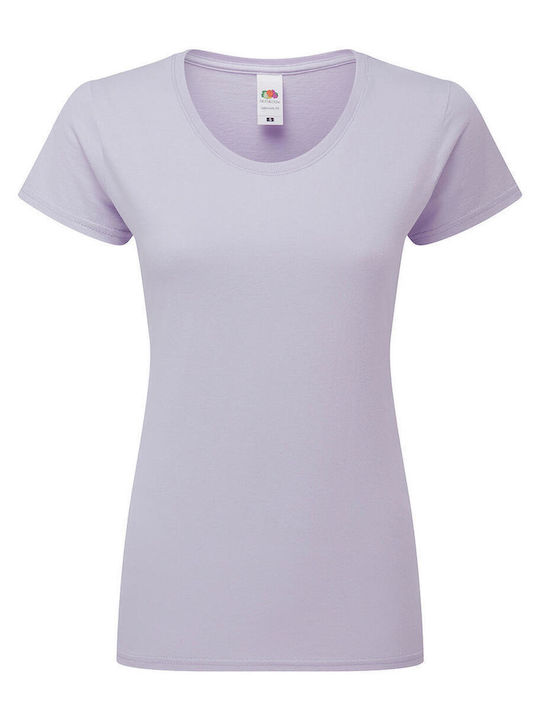Fruit of the Loom Unisex Promotional T-Shirt Short Sleeve Delicate Lavender