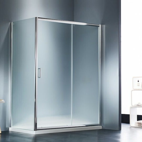 Starlet 1+1 Sls Καμπίνα Ντουζιέρας με Συρόμενη Πόρτα 107-111x180cm Fabric Starlet 1+1 Sls Καμπίνα Ντουζιέρας με Συρόμενη Πόρτα 107-111x180cm Fabric