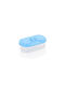 Pandaboo Plastic Light Blue Lunch Box