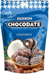 Chocodate Kokosnuss & Mit Schokolade Überzogene Datteln 90g