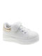 Παιδικά Sneakers με Σκρατς Λευκά