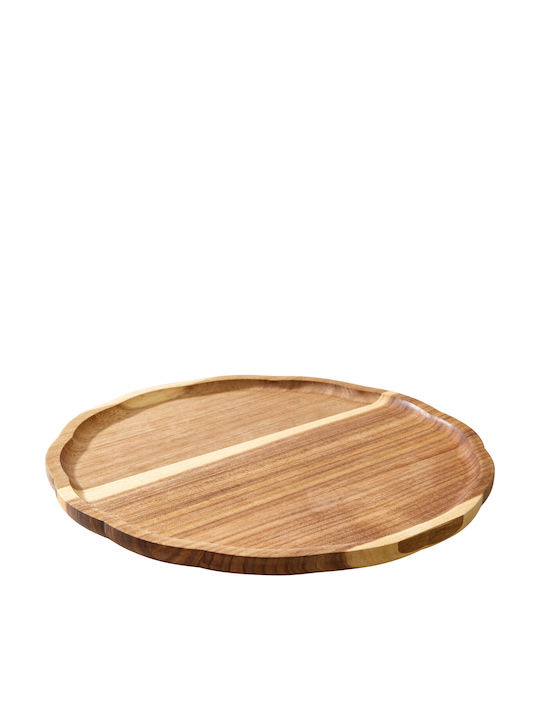 JK Home Decoration Ξύλινος Δίσκος Σερβιρίσματος