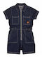 Women’s Denim One-piece Shorts Blue