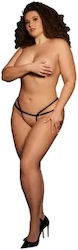 Σλιπ Passion Sophia Plus Size Ρυθμιζόμενα Λουράκια Χρυσές Λεπτομέρειες Le Desir