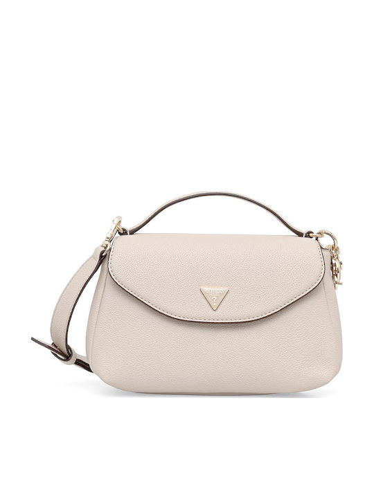 Guess Evie Damen Schultertasche Beige