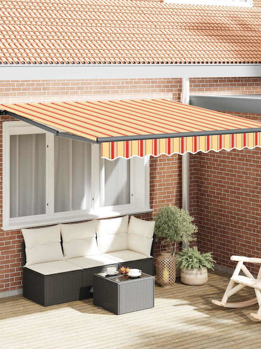 vidaXL Τέντα Βεράντας Κίτρινη 3x2.5m