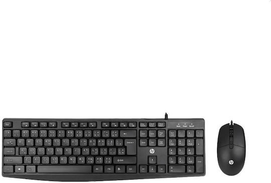 HP KM10L Комплект Клавиатура и Мишка Английски US Сив