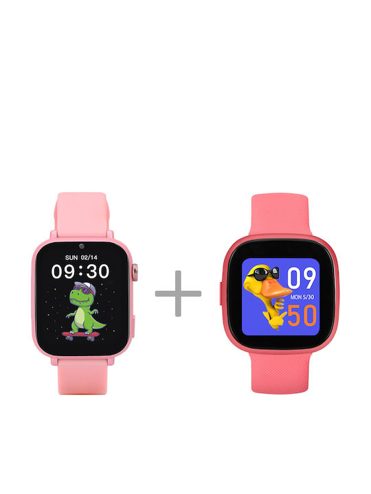 Garett Kids' Smartwatch Pro 4G with GPS and Camera Pink