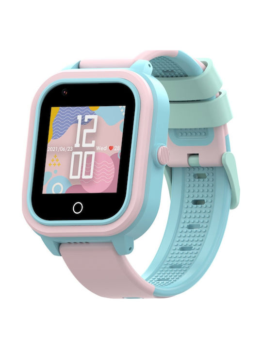 Bemi Παιδικό Smartwatch 4G με GPS & Κάμερα Ροζ