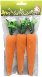 Set Of Foam Carrots 18cm 3 Pieces