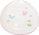 Ceramic Easter Plate Rabbit White-Pink 20.4x20.4cm 818-00024 – Serving & Dessert Plate