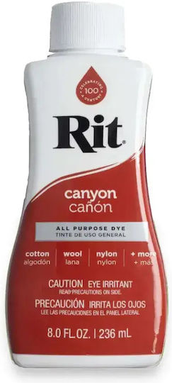 Rit Dye Liquid All-purpose Βαφή Υφασμάτων – Canyon 236ml