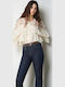 Long Sleeve Women's Shirt Ivory