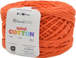 Mini Cotton Yarn 50gr Orange