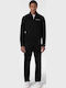 Herren-Sweatpants Glänzendes Schwarzes Sweatpants Set