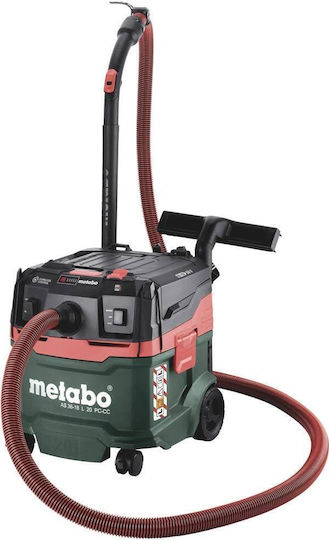 Metabo AS 36-18 Σκούπα Υγρών / Στερεών με Πλαστικό Κάδο 20lt